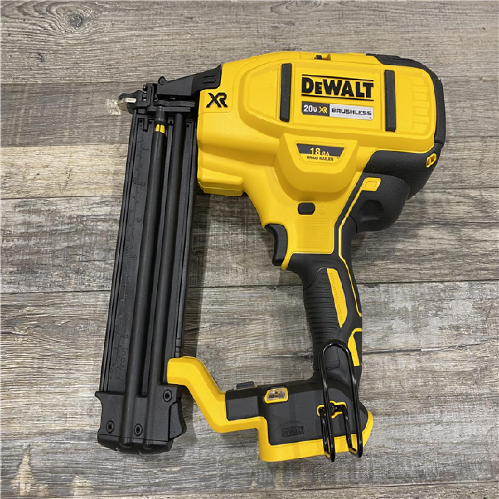 AS-IS DEWALT Cordless 18-Gauge Narrow Crown Stapler (Tool Only)