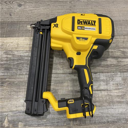 AS-IS DEWALT Cordless 18-Gauge Narrow Crown Stapler (Tool Only)