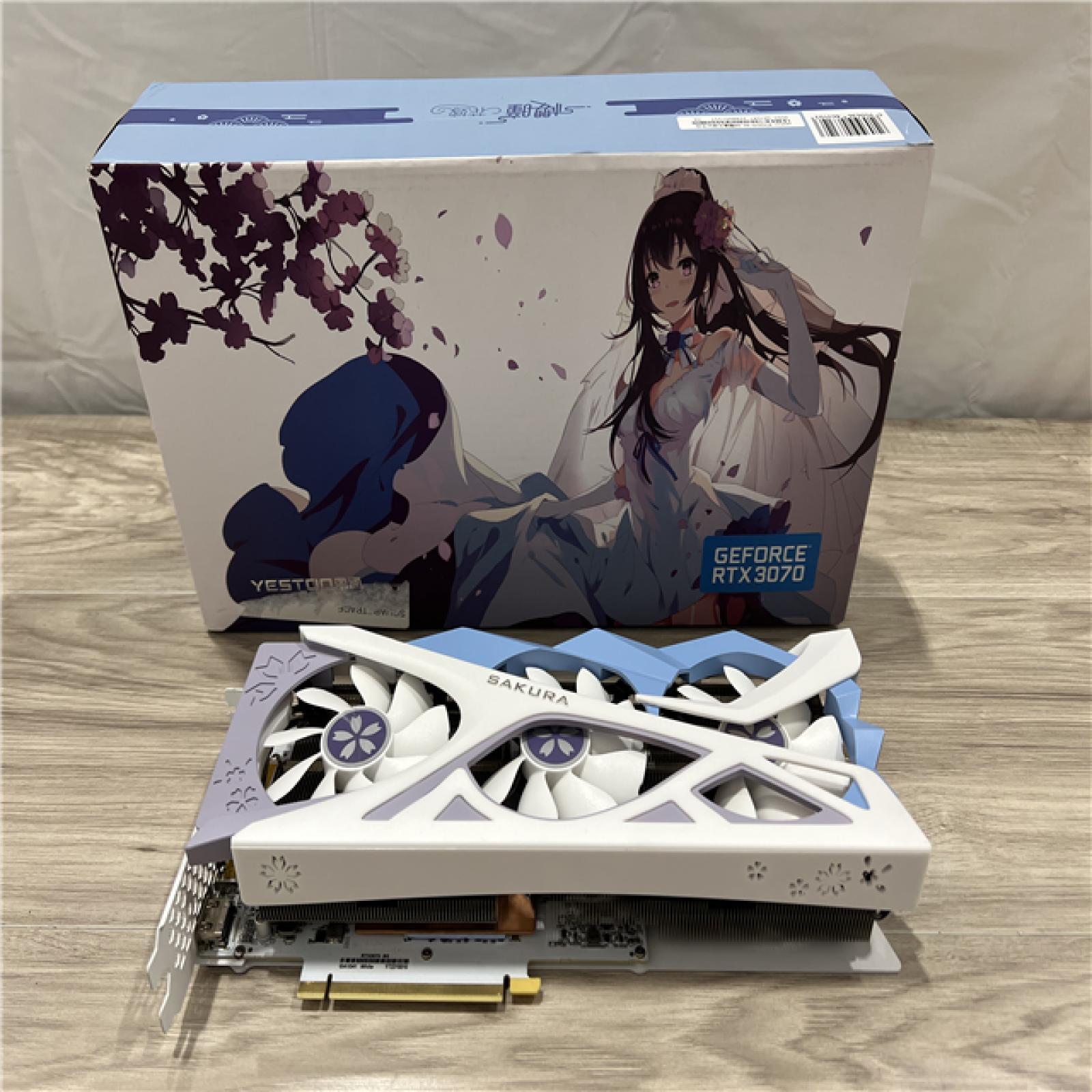 AS-IS Yeston GeForce Gaming Graphics Card RTX 3070 8G D6 3*DP+HDMI