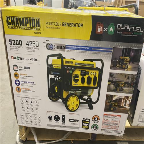 Dallas Location - As-Is Champion 201279 5300W Dual Fuel Generator