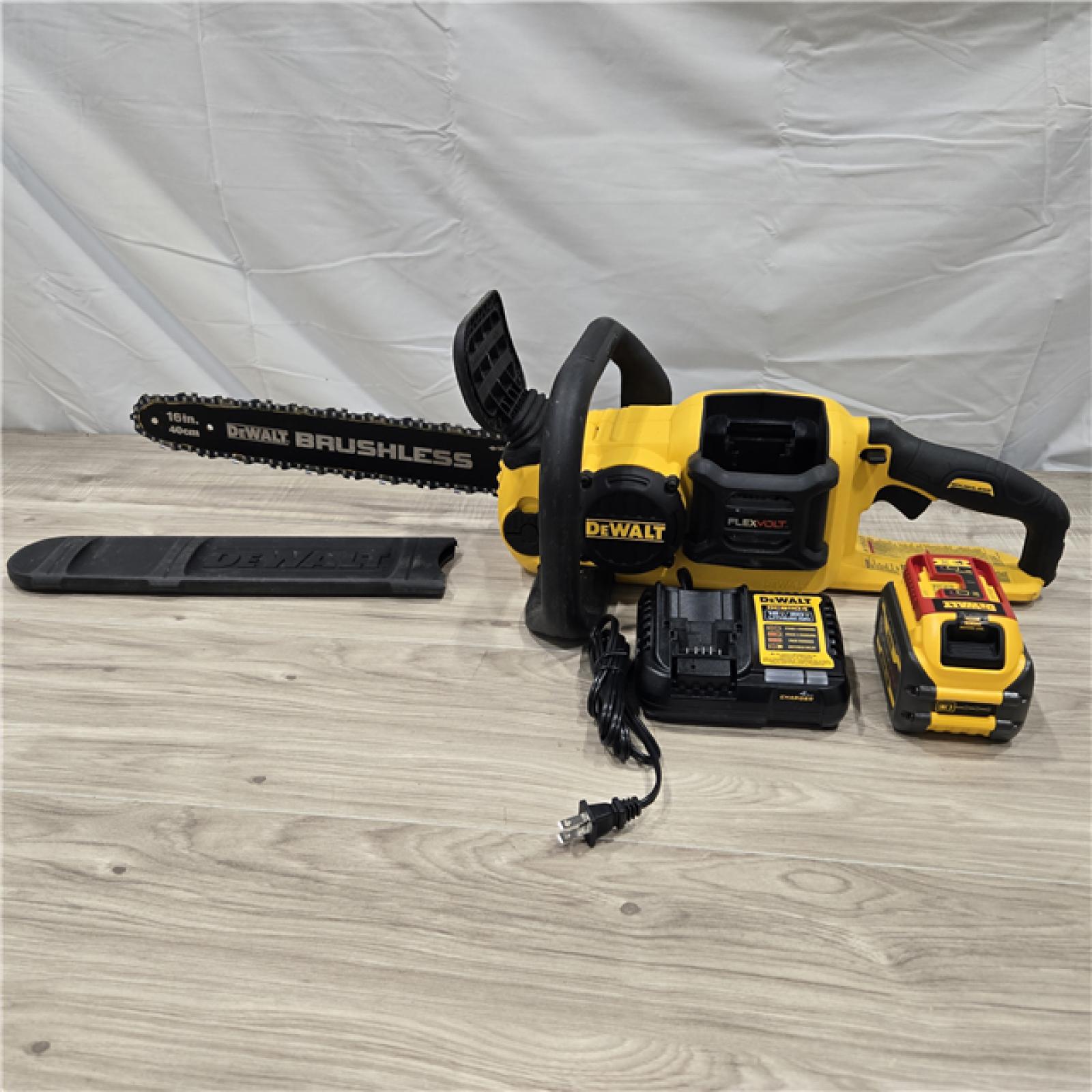 AS-IS DEWALT FLEXVOLT 60V MAX Brushless Cordless Chainsaw Kit