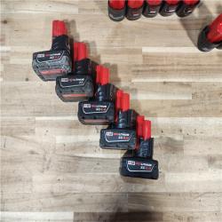 HOUSTON LOCATION - AS-IS MILWAUKEE BATTERY PACK QTY - 15