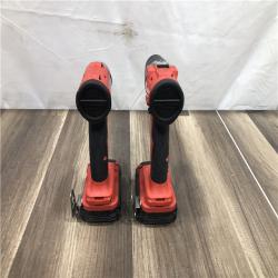 AS-IS Milwaukee M18 18V Lithium-Ion Brushless Cordless Compact Drill/Impact Combo Kit