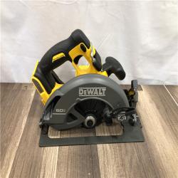 AS-IS DEWALT FLEXVOLT 60V MAX Cordless Brushless 7-1/4 in. Circular Saw with Brake (Tool Only)