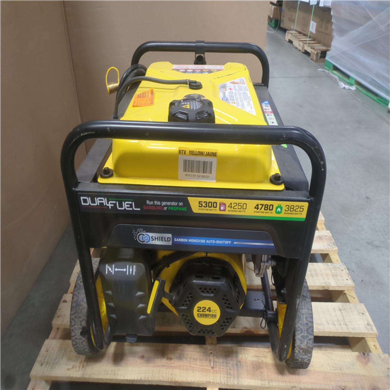 CALIFORNIA AS-IS CHAMPION PORTABLE POWER GENERATOR