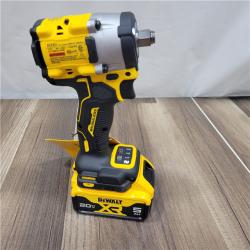 LIKE NEW! DEWALT ATOMIC 20V MAX Lithium-Ion Brushless Cordless 1/2 in. Variable Speed Impact Wrench Kit with 5 Ah Battery and Charger