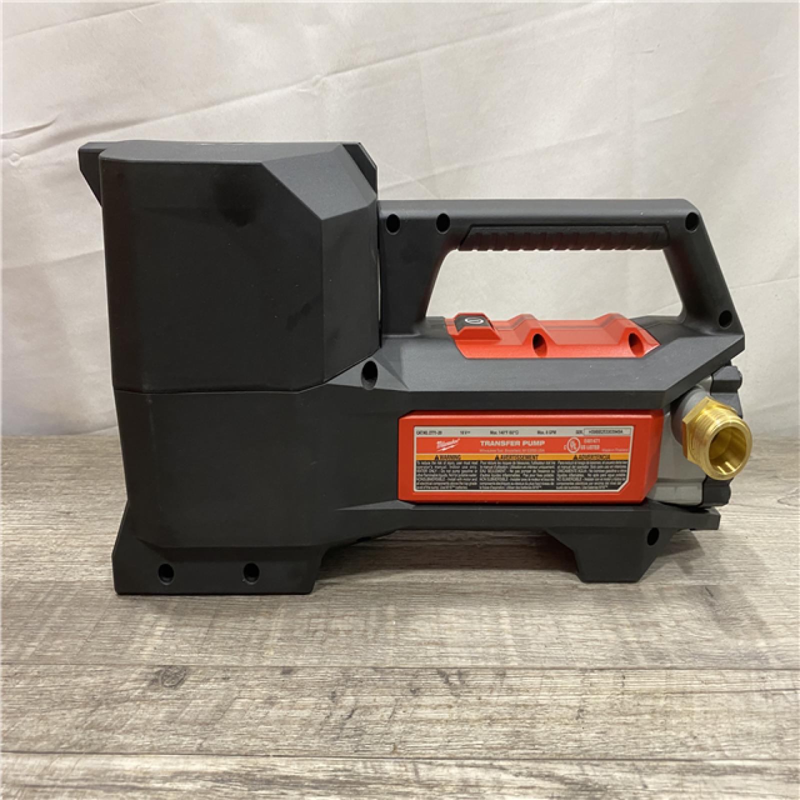 AS-IS Milwaukee 18-Volt 1/4 HP Lithium-Ion Cordless Transfer Pump (Tool Only)
