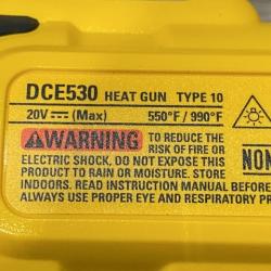 AS-IS DEWALT 20V MAX Cordless Compact Heat Gun (Tool Only)
