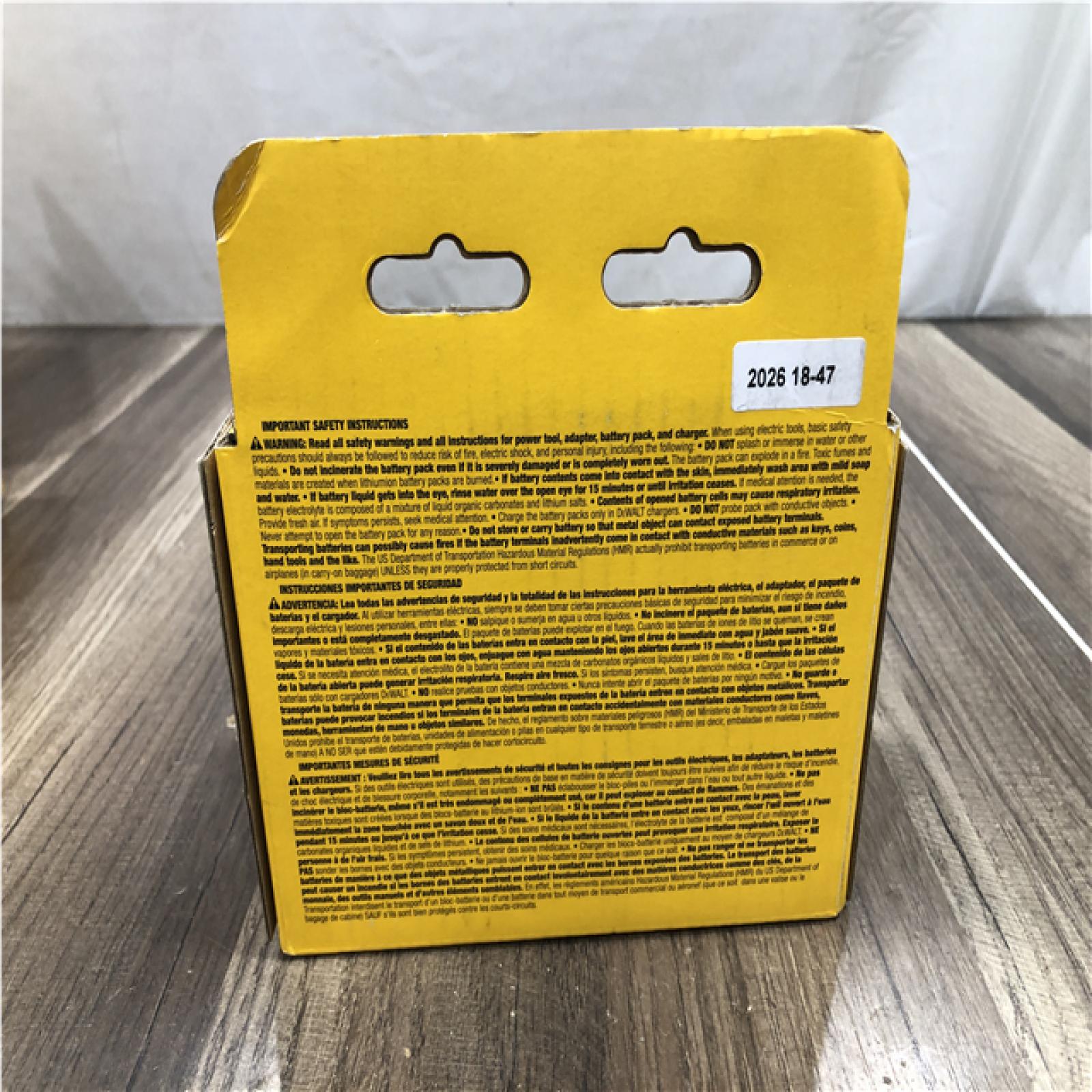 NEW - DEWALT 20V MAX XR POWERSTACK Lithium-Ion Battery Starter Kit with 1.7Ah Battery and Charger
