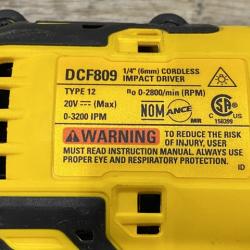 AS-IS DEWALT Atomic 20V Max Lithium-Ion Brushless Cordless Compact 1/4 in. Impact Driver Kit