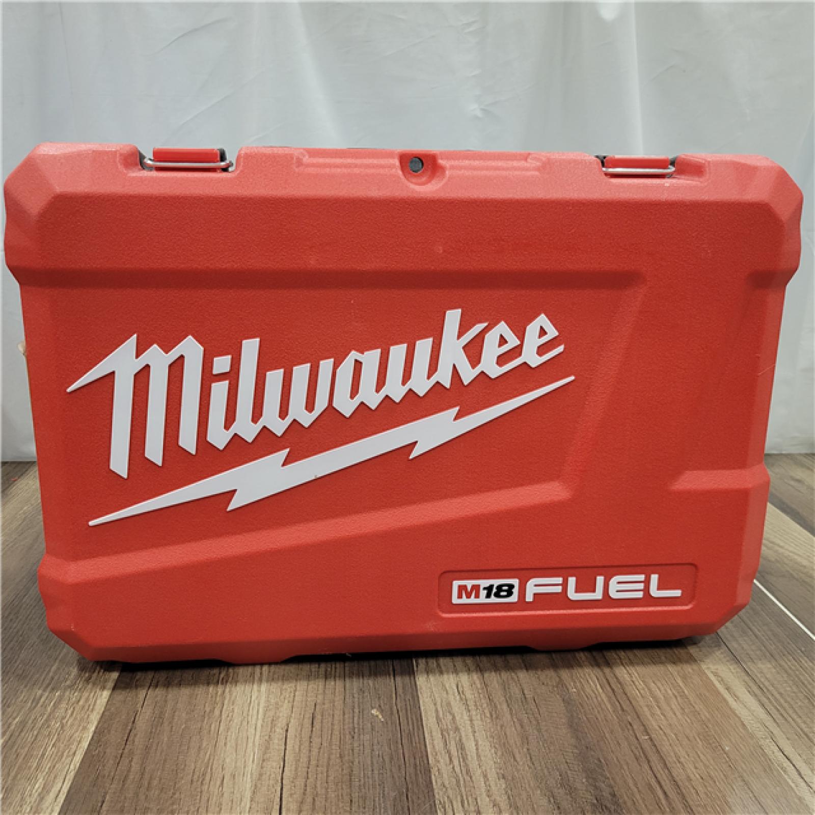 AS-IS MILWAUKEE M18 FUEL 18V Lithium-Ion Brushless Cordless Hammer Drill and Impact Driver Combo Kit (2-Tool) with 2 Batteries