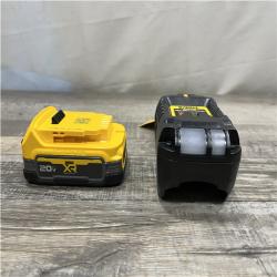 AS-IS DEWALT 20V MAX XR POWERSTACK Lithium-Ion Battery Starter Kit with 1.7Ah Battery and Charger