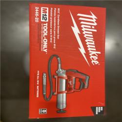 NEW! - Milwaukee M12 12V Lithium-Ion Cordless Grease Gun (Tool-Only)