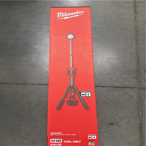 California NEW Milwaukee Rocket M18 Dual Power Tower Light (Tool Only)