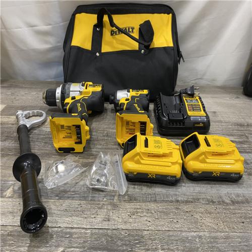 AS-IS DEWALT 20V MAX Lithium-Ion Cordless 2-Tool Combo Kit