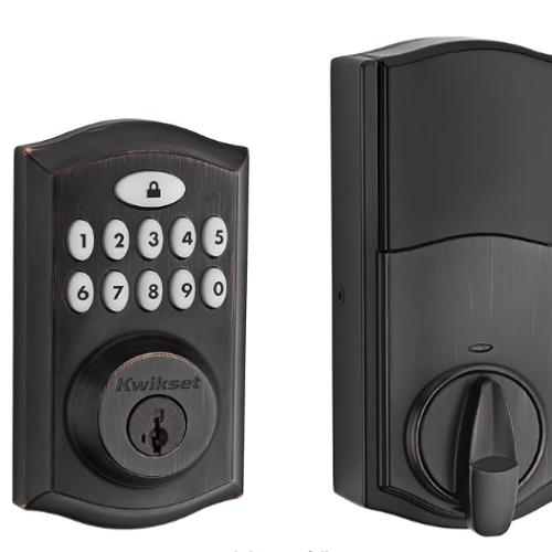 NEW! - Kwikset 99130-003 SmartCode 913 Non-Connected Keyless Entry Electronic Keypad Deadbolt Door Lock Featuring SmartKey Security
