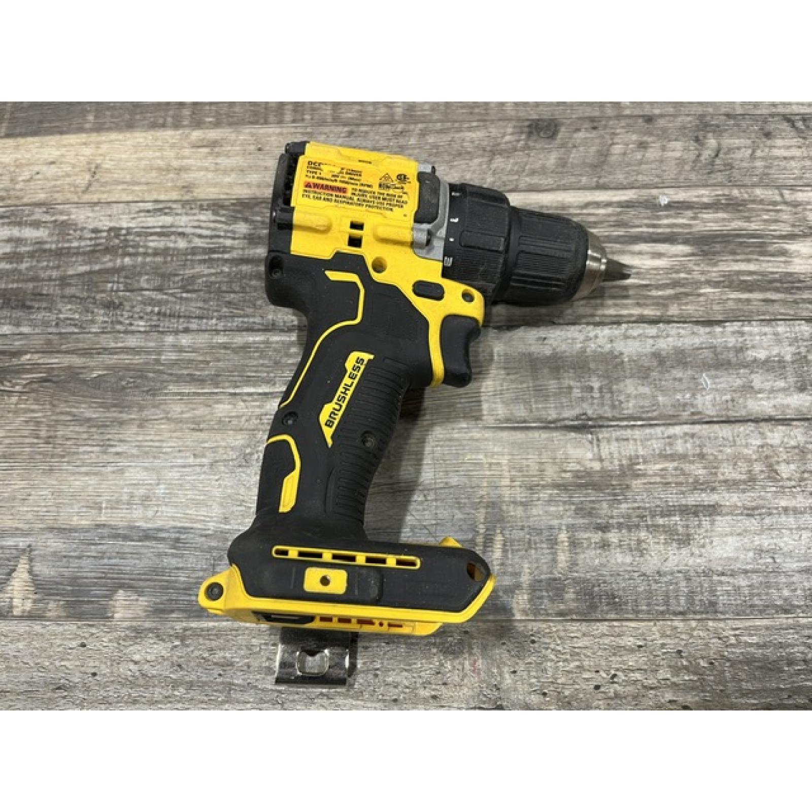 AS-IS DEWALT Atomic 20V Lithium-Ion Cordless Compact 1/2 in. Drill/Driver Kit