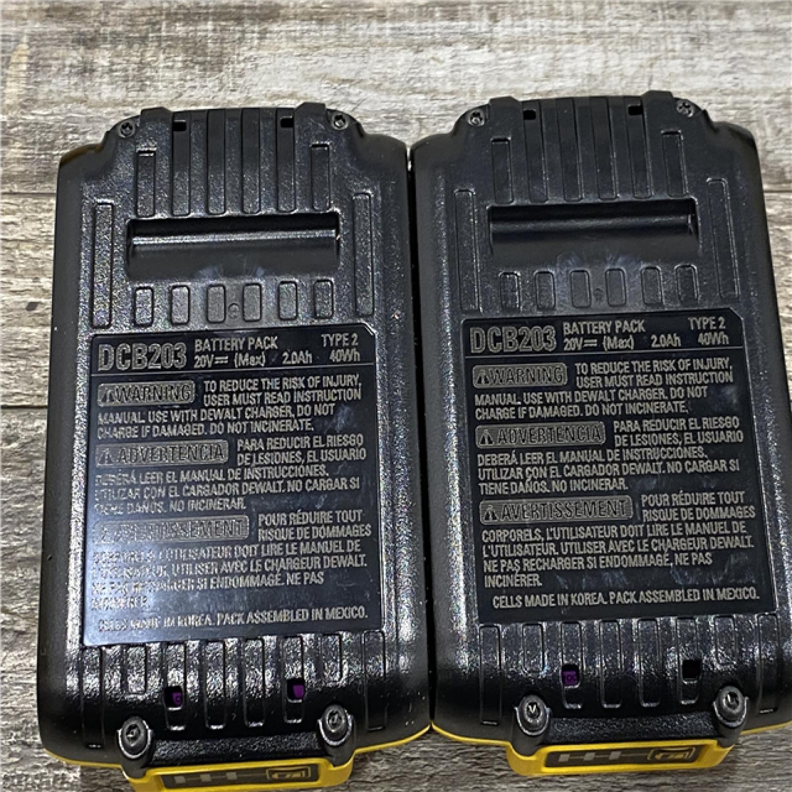 AS-IS DEWALT ATOMIC 20-Volt MAX Lithium-Ion Cordless Combo Kit