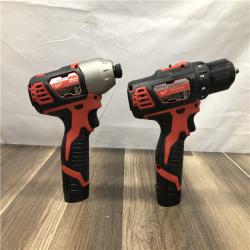 AS-IS Milwaukee 12V Lithium-Ion Cordless Drill Driver/Impact Driver Combo Kit