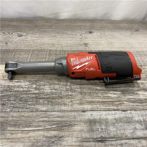 AS-IS Milwaukee FUEL 12V Lithium-Ion Brushless Cordless 3/8 in. Extended Reach High Speed Ratchet (Tool Only)