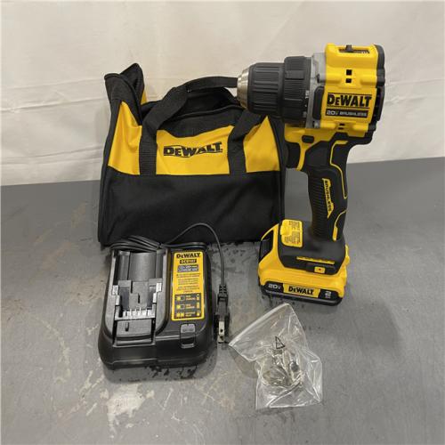 AS-IS - DEWALT ATOMIC COMPACT SERIES 20V MAX* Brushless Cordless 1/2 Drill/Driver Kit