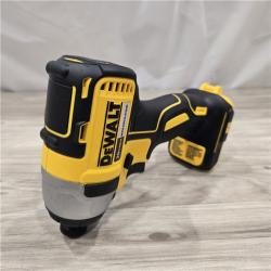 AS-IS DEWALT 20V MAX Cordless 1/4 in. Impact Driver Kit