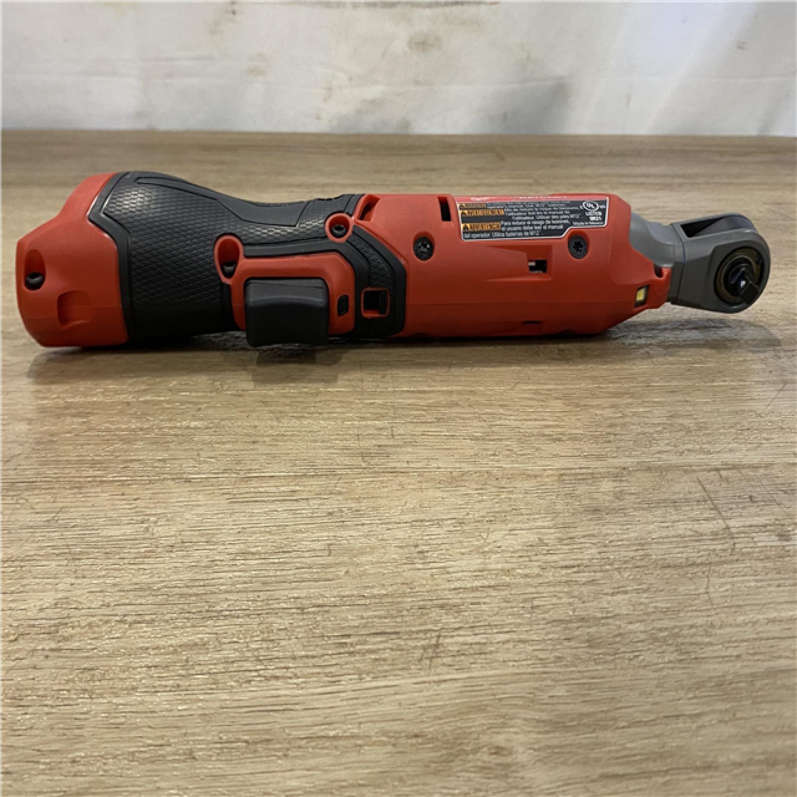 AS-IS Milwaukee FUEL 12-Volt Lithium-Ion Brushless Cordless High Speed 3/8 in. Ratchet (Tool-Only)