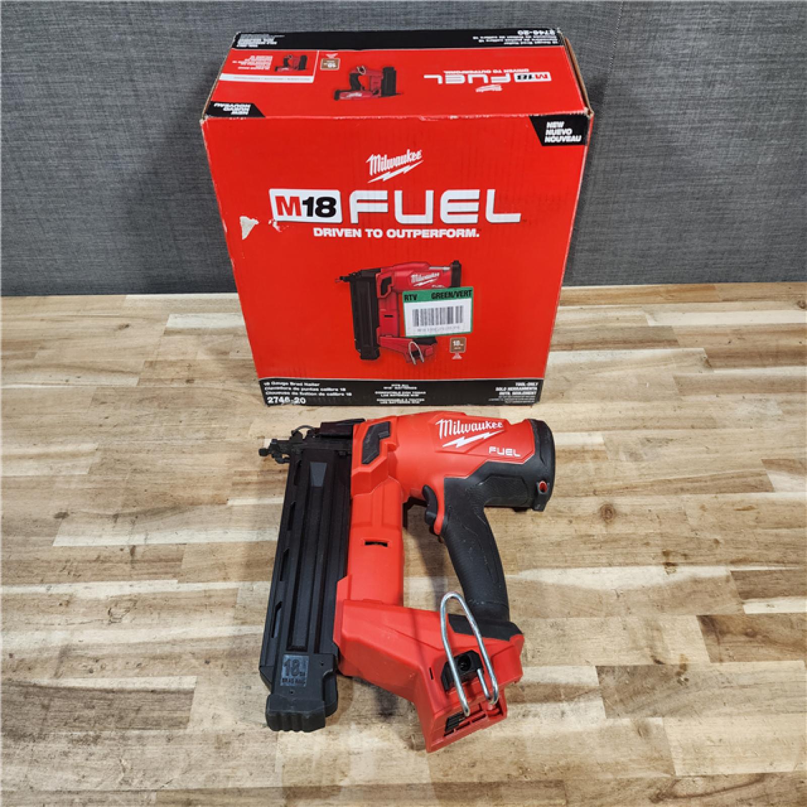 HOUSTON LOCATION - AS-IS Milwaukee FUEL 18-Volt Lithium-Ion Brushless Cordless Gen II 18-Gauge Brad Nailer (Tool-Only)