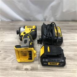 AS-IS DeWALT ATOMIC 20V MAX Cordless Compact Impact Driver Kit