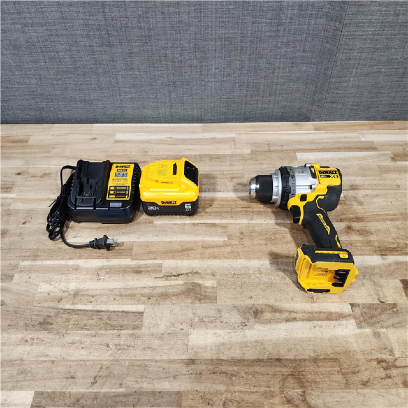HOUSTON LOCATION - AS-IS DEWALT 20V XR Lithium-Ion Cordless Hammer Drill Kit (Battery & Charger)