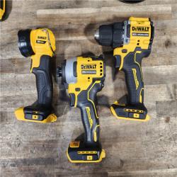 HOUSTON LOCATION - AS-IS DEWALT 5 TOOL COMBO KIT W/ (2) BATTERY & CHARGER
