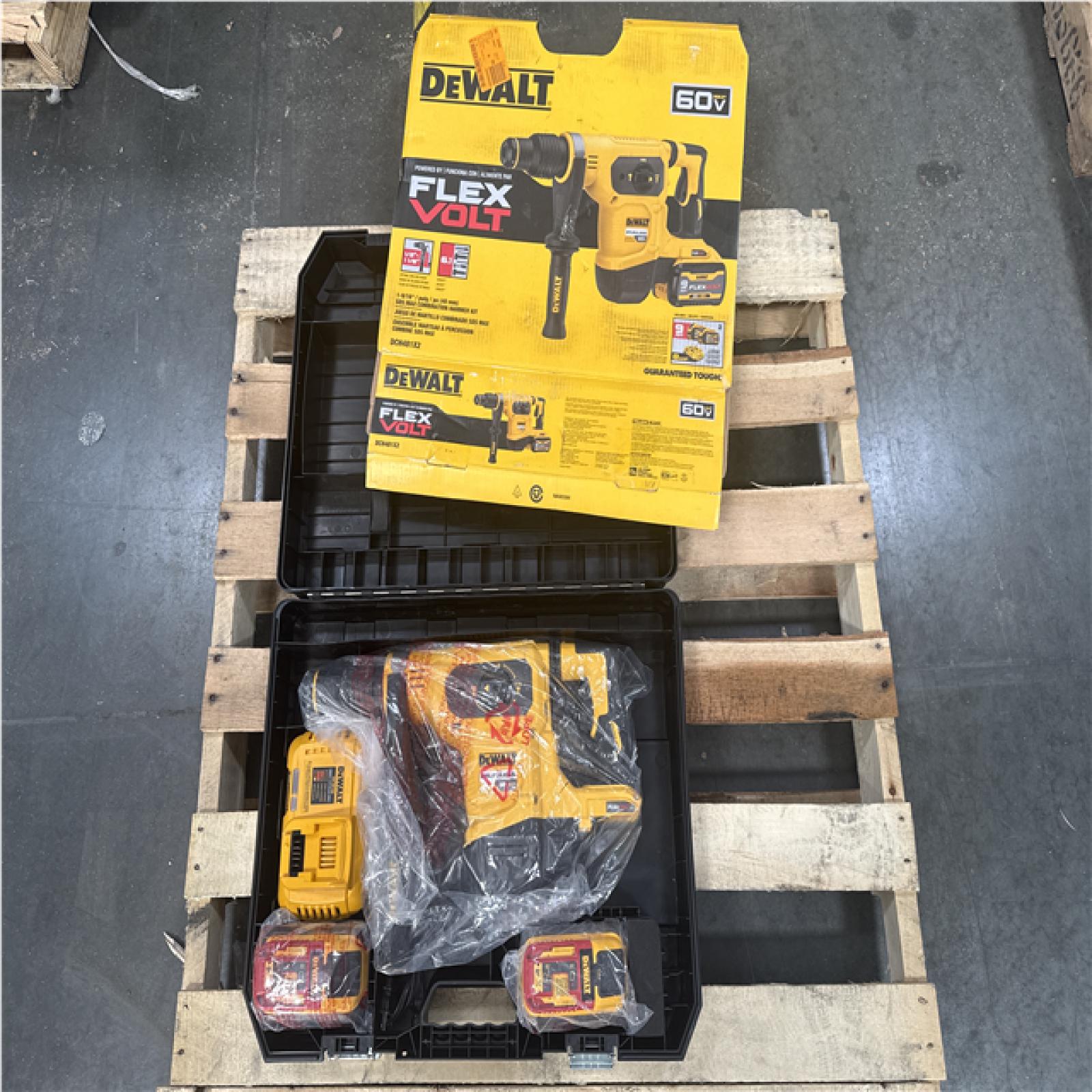 CALIFORNIA AS IS DEWALT DCH481X2 SDS MAX COMBINATION HAMMER KIT