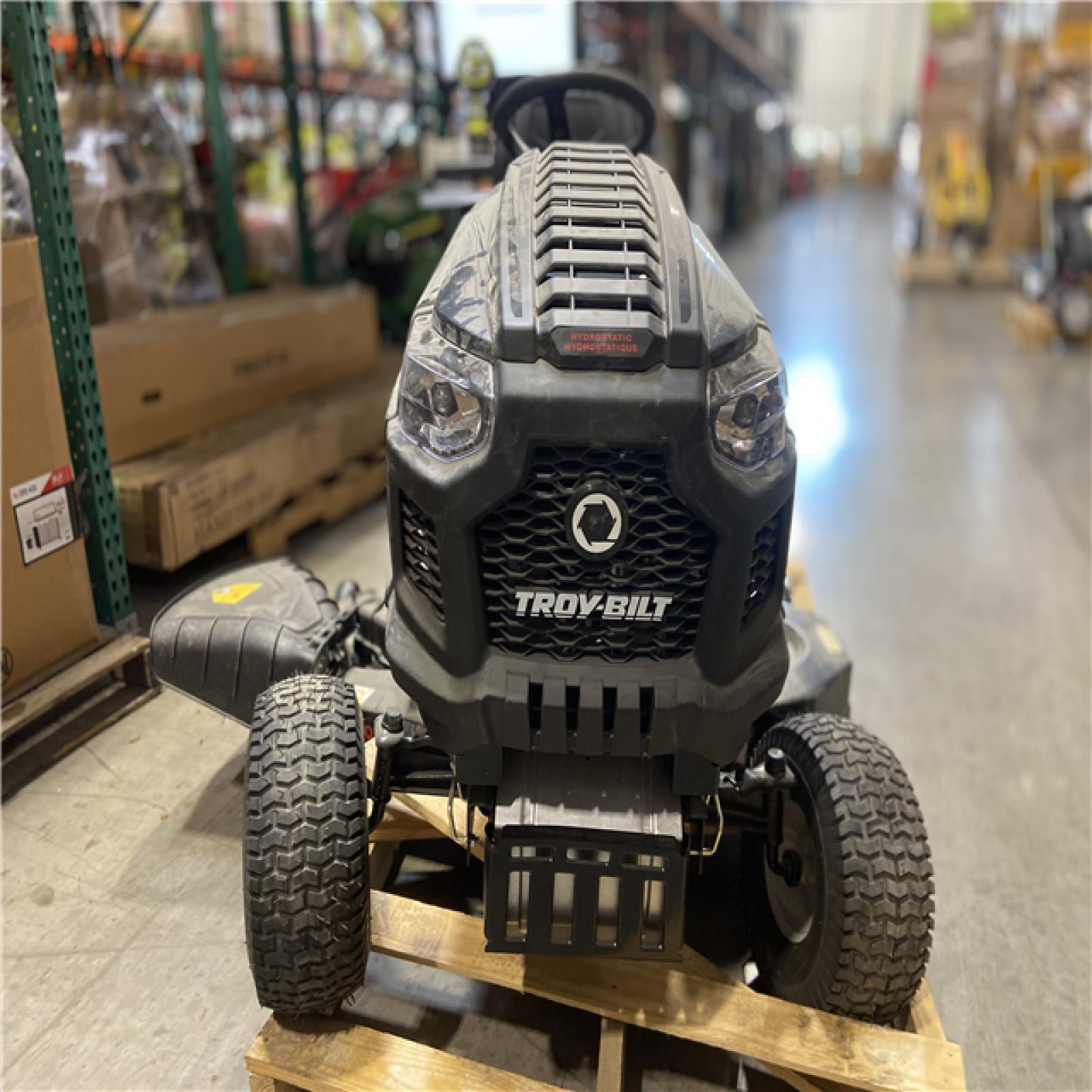 DALLAS LOCATION - AS-IS Troy-Bilt Super Bronco XP 50 in. Fabricated Deck 24 HP V-Twin Kohler 7000 Series Engine Hydrostatic Drive Gas Riding Lawn Tractor