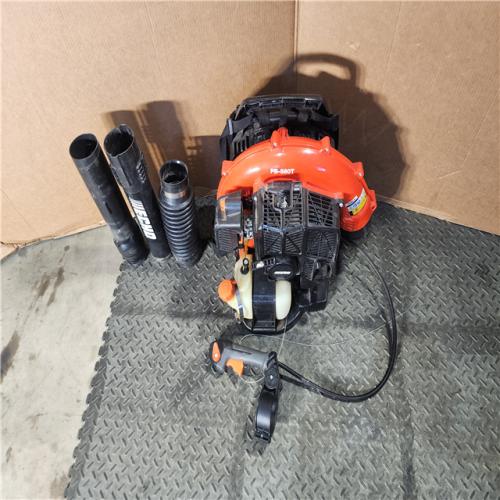 HOUSTON LOCATION - AS-IS ECHO 216 MPH 517 CFM 58.2cc Gas 2-Stroke Backpack Leaf Blower with Tube Throttle
