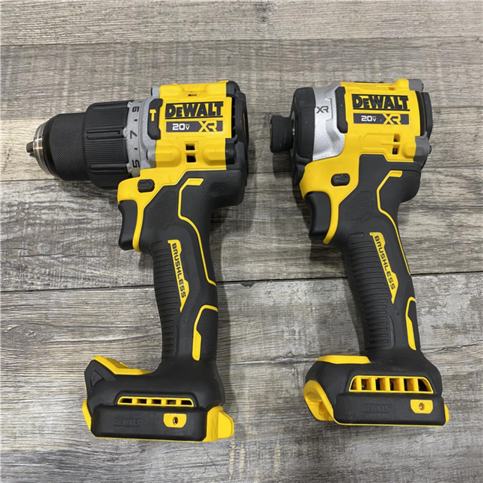 AS-IS DEWALT 20V XR Lithium-Ion Cordless 2-Tool Combo Kit