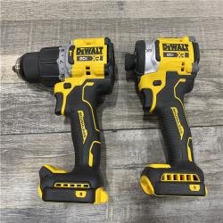 AS-IS DEWALT 20V XR Lithium-Ion Cordless 2-Tool Combo Kit