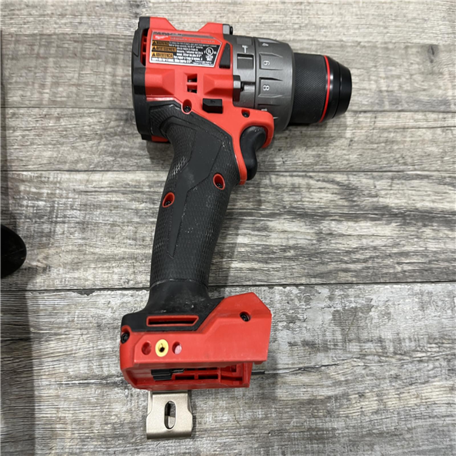 AS-IS Milwaukee FUEL 18V Lithium-Ion Brushless Cordless 1/2 in. Hammer Drill/Driver (Tool-Only)