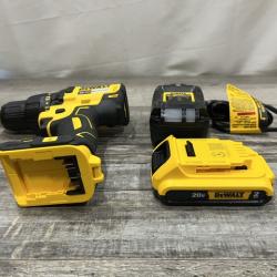 AS-IS DEWALT 20-Volt MAX Lithium-Ion Cordless 1/2 in. Compact Drill/Driver Kit