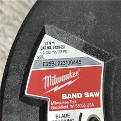 AS-IS Milwaukee 12V Lithium-Ion Cordless Sub-Compact Band Saw (Tool-Only)