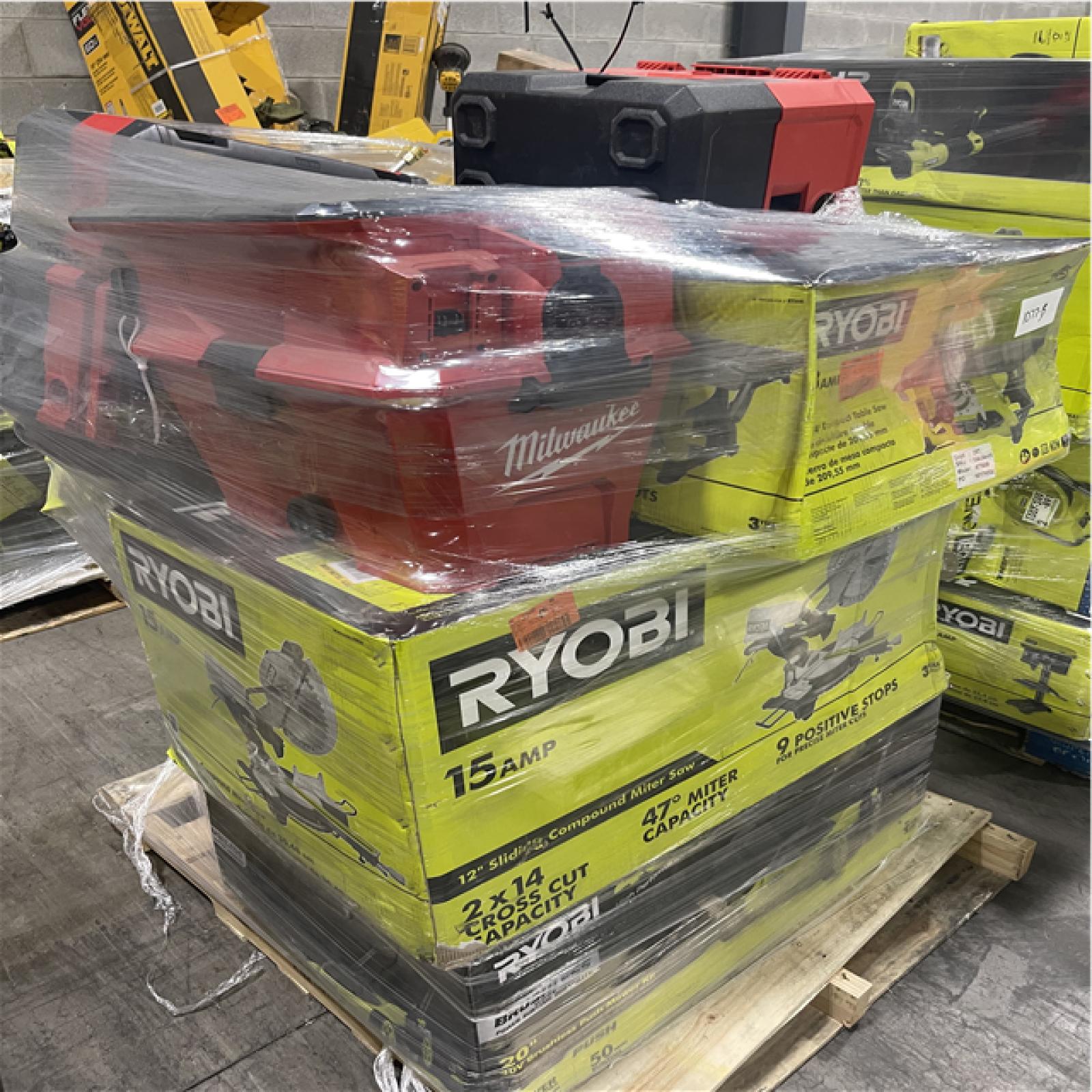 Pittston Location As-Is Power Tools Partial Truckload (11 Pallets) 1077-B