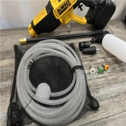 AS-IS DEWALT 20V MAX 550 PSI 1.0 GPM Cold Water Cordless Battery Power Cleaner with 4-Nozzles (Tool Only)