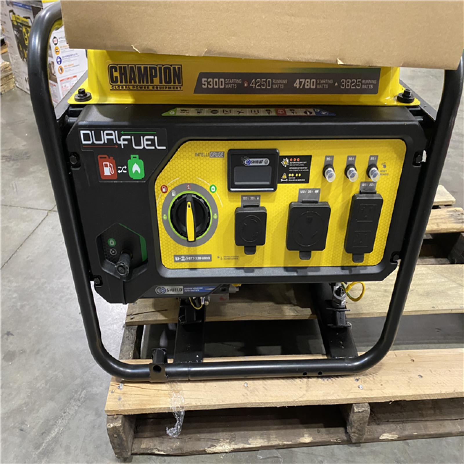 Dallas Location - As-Is Champion Power Equipment 5300/4250-Watt Gasoline Fuel Portable Generator(Lot Of 2)
