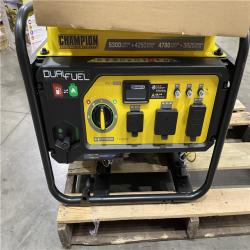 Dallas Location - As-Is Champion Power Equipment 5300/4250-Watt Gasoline Fuel Portable Generator(Lot Of 2)