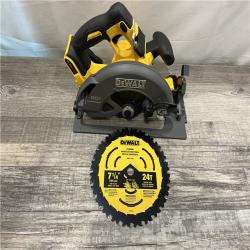 AS-IS DEWALT FLEXVOLT 60V MAX Cordless Brushless 7-1/4 in. Circular Saw with Brake (Tool Only)