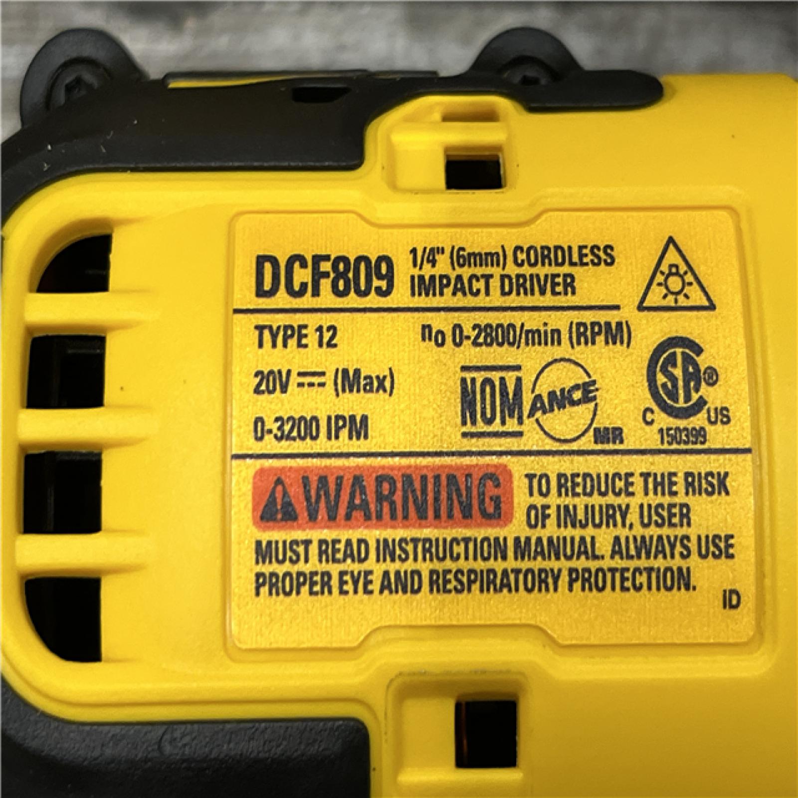 AS-IS DEWALT ATOMIC 20-Volt Lithium-Ion Cordless Brushless (4-Tool) Combo Kit