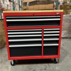 DALLAS LOCATION- AS-IS  Milwaukee Tool Storage 52 in. W x 22 in. D Heavy Duty Red Mobile Workbench Cabinet