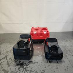 AS-IS- Milwaukee 18-Volt Lithium-Ion Starter Kit with One 5.0 Ah and One 2.0 Ah Battery and Charger