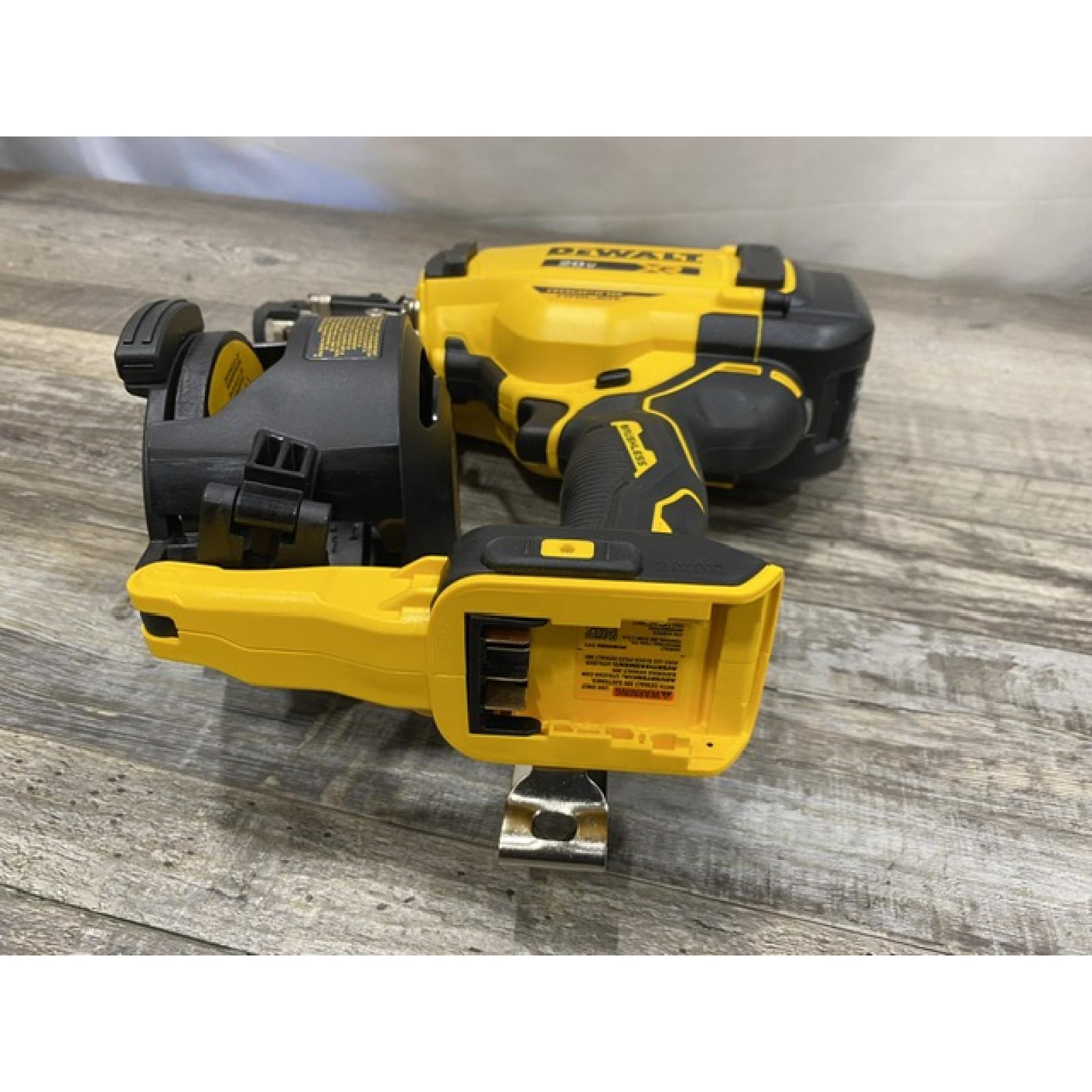 AS-IS DEWALT 20V MAX 15-Degree Electric Cordless Roofing Nailer (Tool Only)