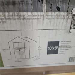 CALIFORNIA NEW STRONGHOLD STORAGE SHED 10X8 W/ STRONGHOLD 3.5 FT. EXTENSION KIT