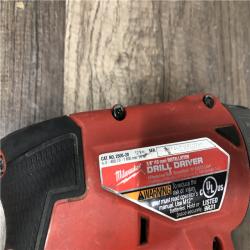 AS-IS Milwaukee FUEL 12V Lithium-Ion Brushless Cordless 4-in-1 Installation 3/8 in. Drill Driver with 4 Tool Head (Tool-Only)